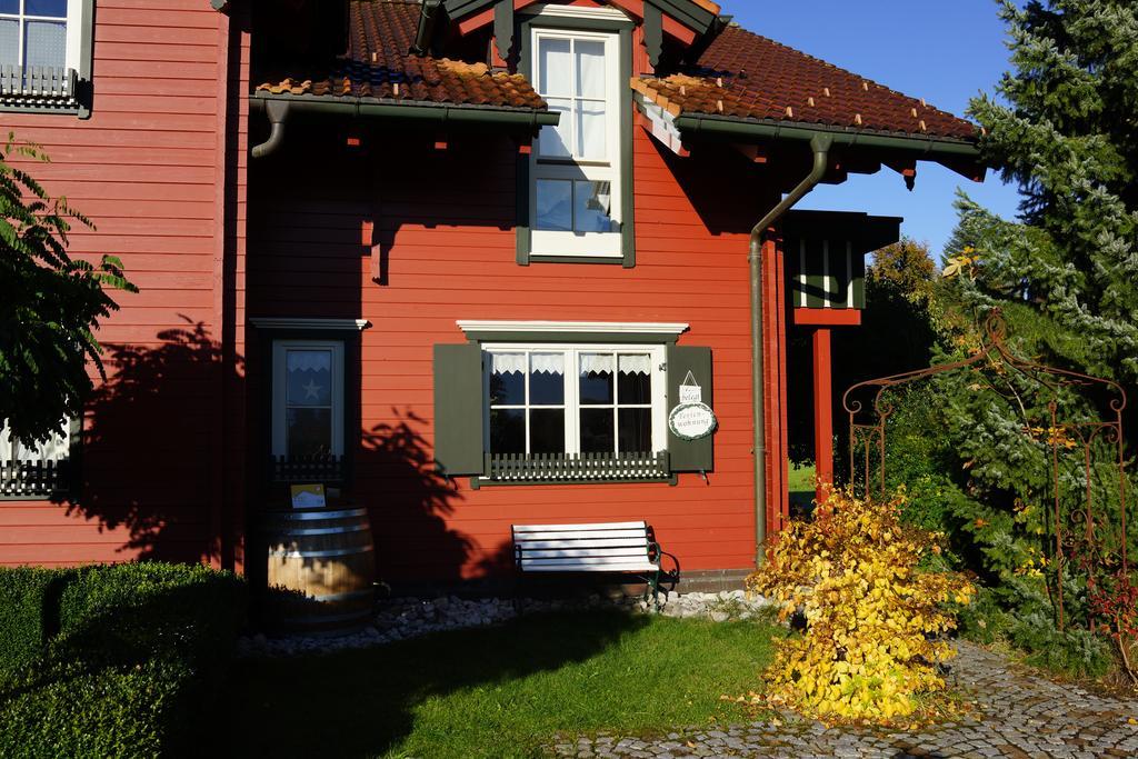 Ferienwohnung Romantik Im Roten Haus Füssen Exterior foto